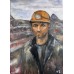 “Miners of Ukraine” – Original Donbas Miners Diptych by Marina Stognieva